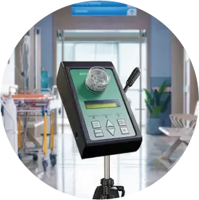air-sampling indoor air captures